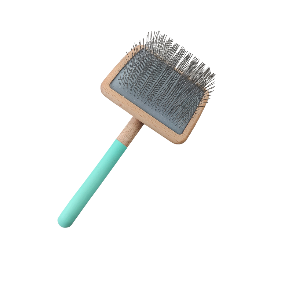 Curved back best sale slicker brush